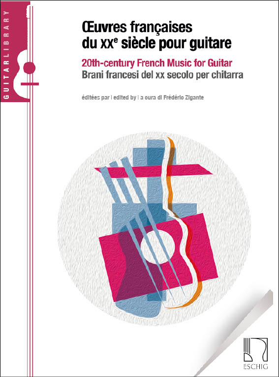 Vorderes Coverbild Œuvres françaises du XXe siècle pour guitare