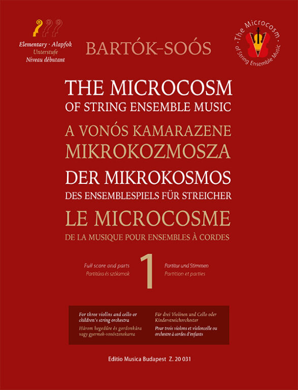 Vorderes Coverbild Der Mikrokosmos des Ensemblespiels für Streicher 1