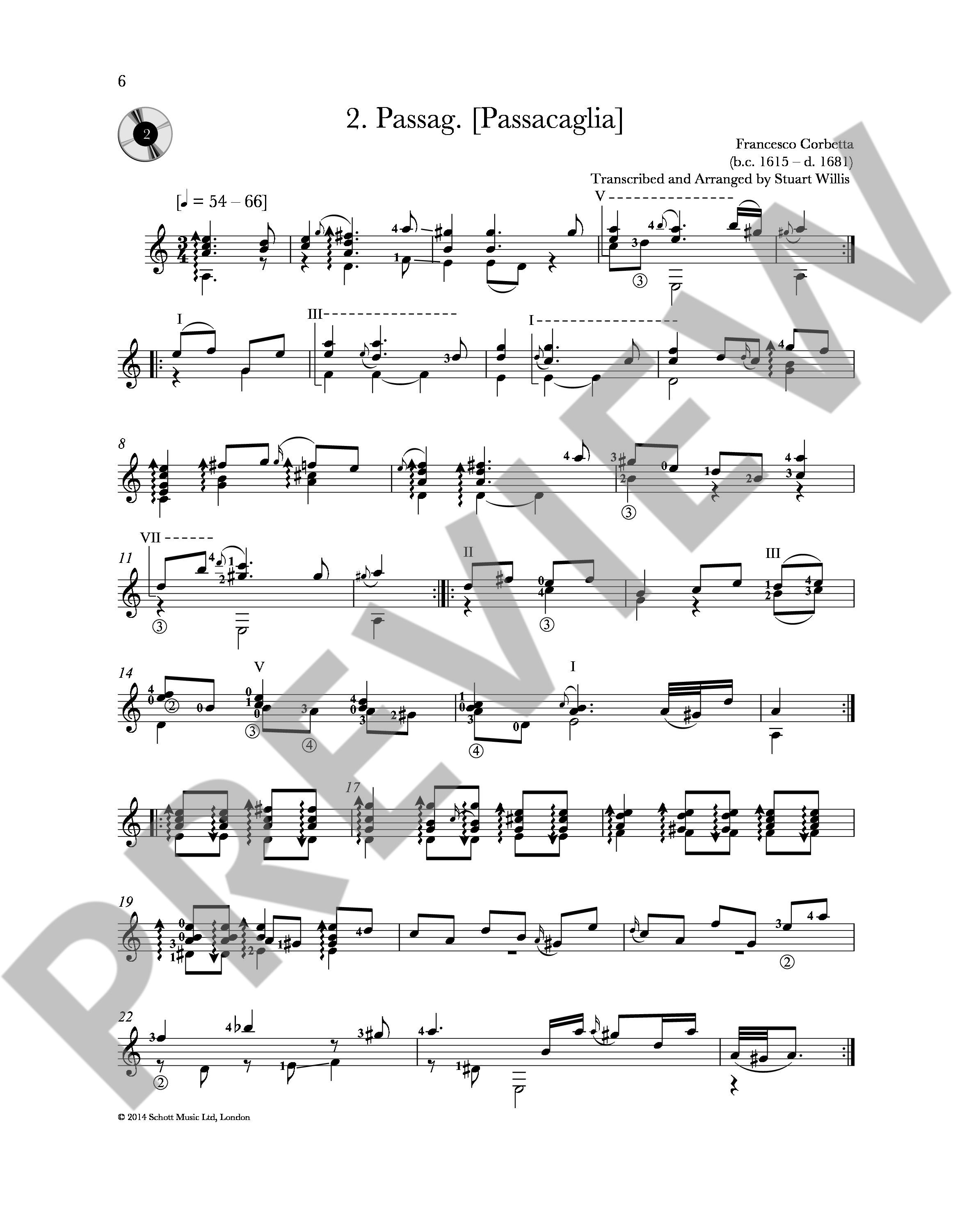 Anderes Coverbild Baroque Guitar Anthology 4