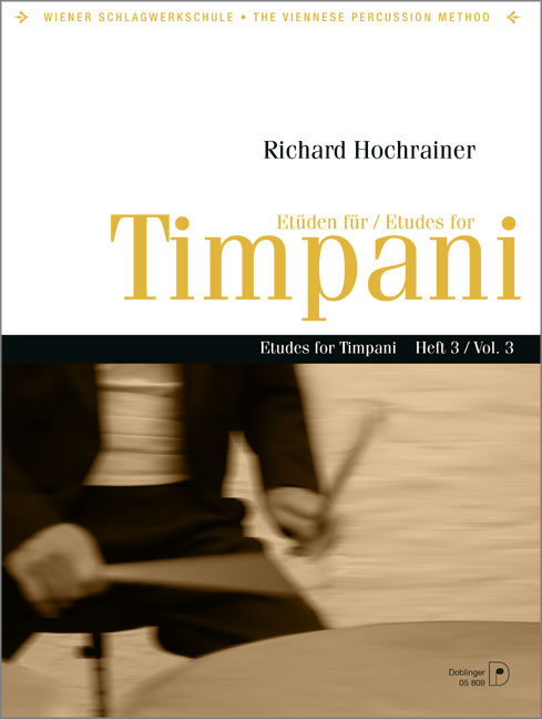 Vorderes Coverbild Etüden für Timpani Heft 3