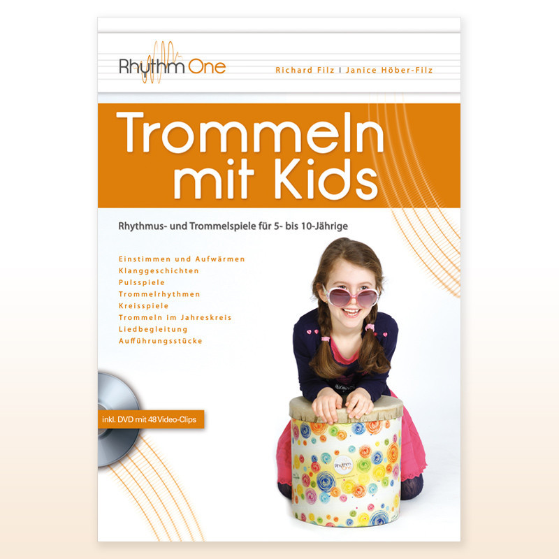 Vorderes Coverbild Trommeln mit Kids