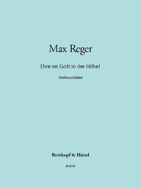 Anderes Coverbild Ehre sei Gott in der Höhe