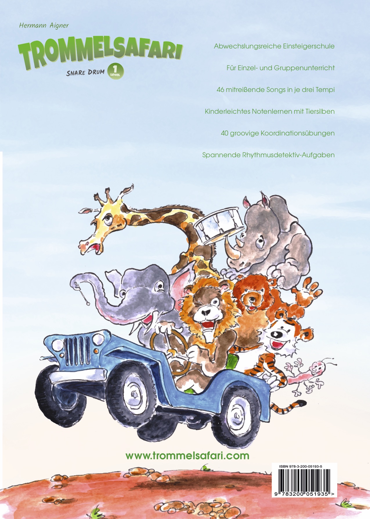 Anderes Coverbild Trommelsafari Snare Drum Level 1