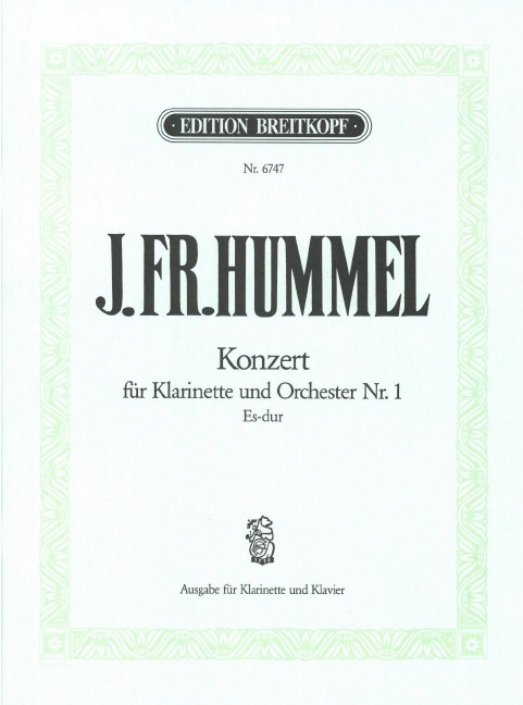 Anderes Coverbild Klarinettenkonzert Nr. 1 Es-dur