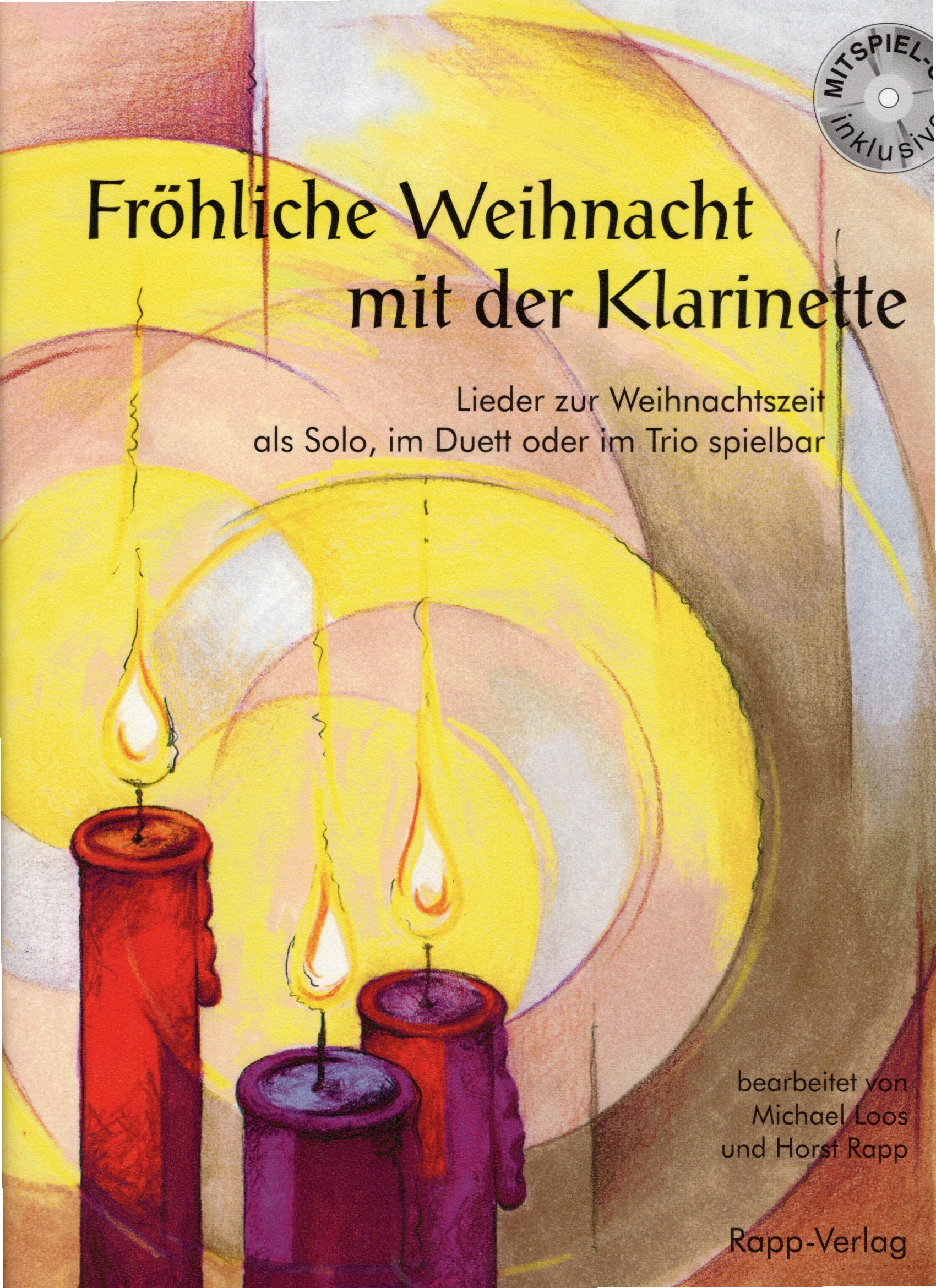 Vorderes Coverbild Fröhliche Weihnacht mit der Klarinette