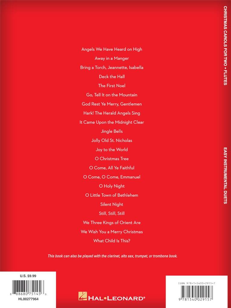 Anderes Coverbild Christmas carols for two
