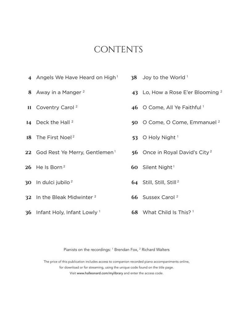 Anderes Coverbild Favorite Christmas Carols for Classical Players