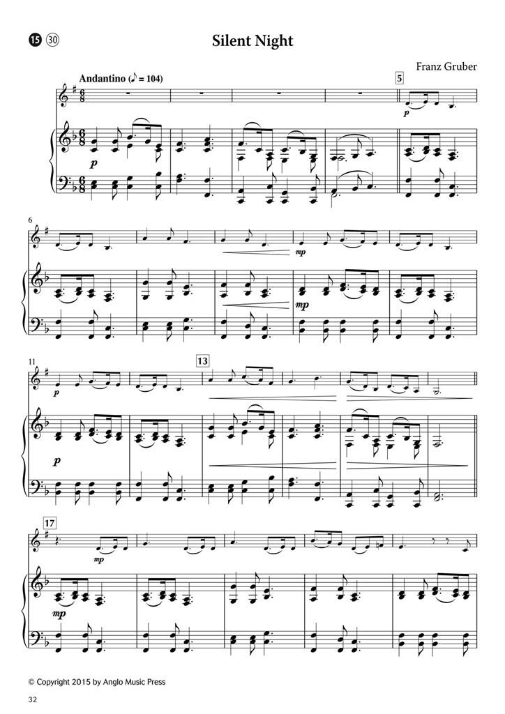 Anderes Coverbild 15 Intermediate Christmas Carols