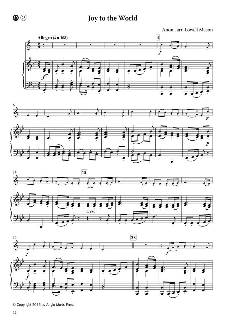 Anderes Coverbild 15 Intermediate Christmas Carols