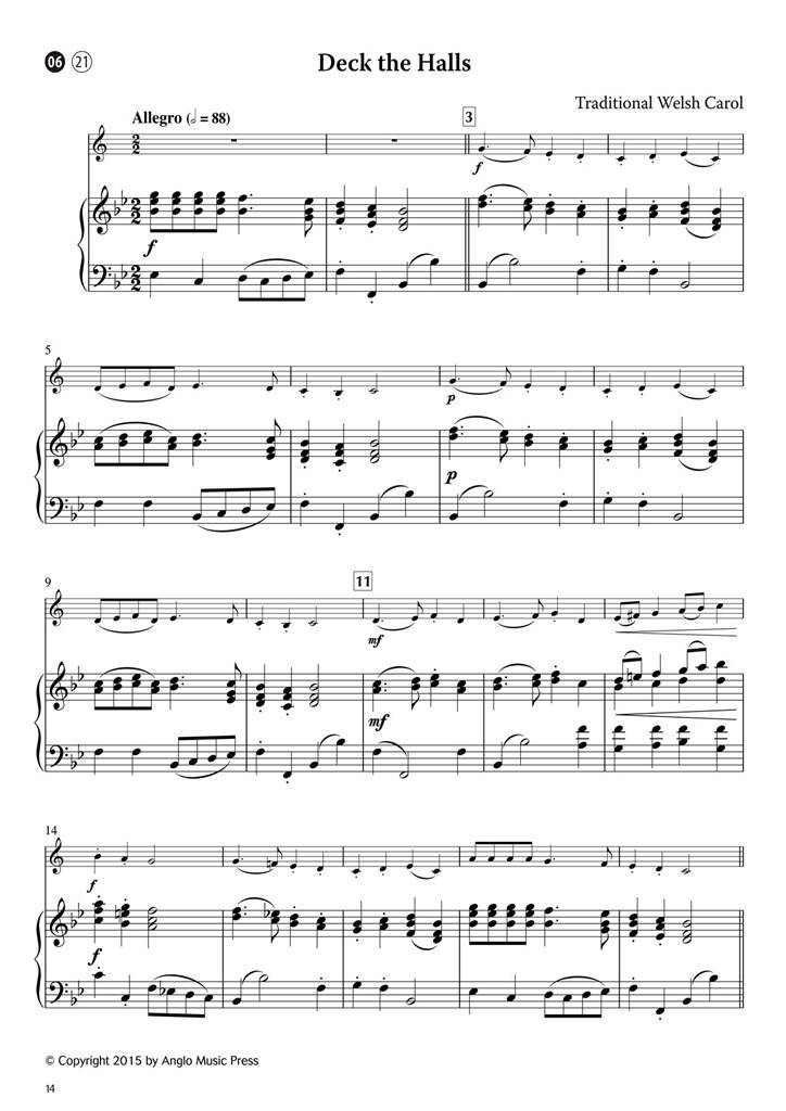 Anderes Coverbild 15 Intermediate Christmas Carols