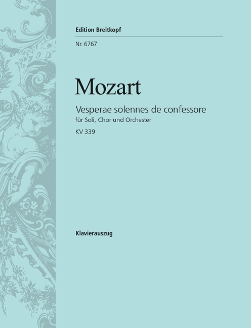Anderes Coverbild Vesperae solennes de confessore KV 339