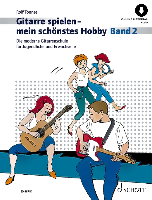 Vorderes Coverbild Gitarre spielen - mein schönstes Hobby Band 2