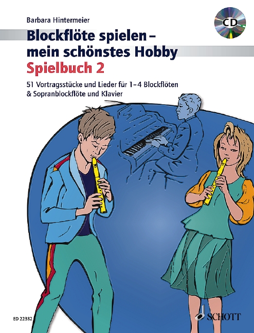 Vorderes Coverbild Blockflöte spielen - mein schönstes Hobby