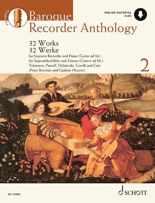 Vorderes Coverbild Baroque Recorder Anthology 2