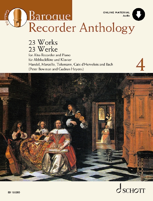 Vorderes Coverbild Baroque Recorder Anthology Band 4