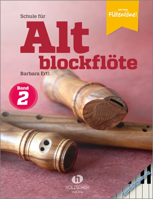 Vorderes Coverbild Schule für Altblockflöte 2 ? Klavierbegleitung