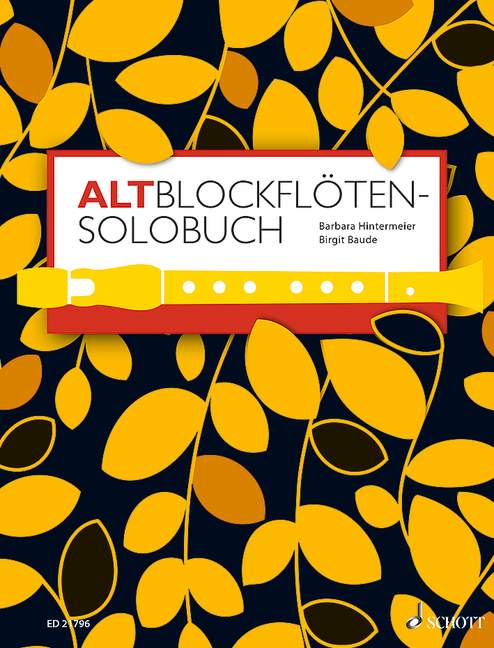 Vorderes Coverbild Altblockflöten-Solobuch