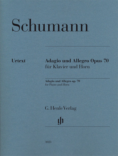Vorderes Coverbild Adagio und Allegro Opus 70 für Klavier und Horn