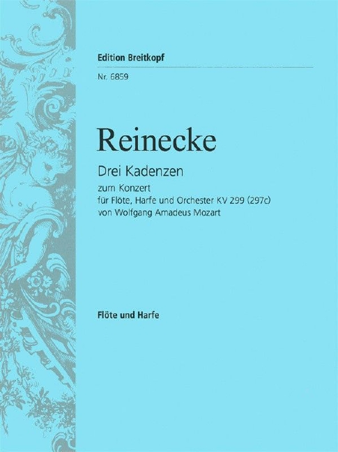 Anderes Coverbild 3 Kadenzen zu Mozart Konzert für Flöte, Harfe und Orchester KV 299 C-Dur