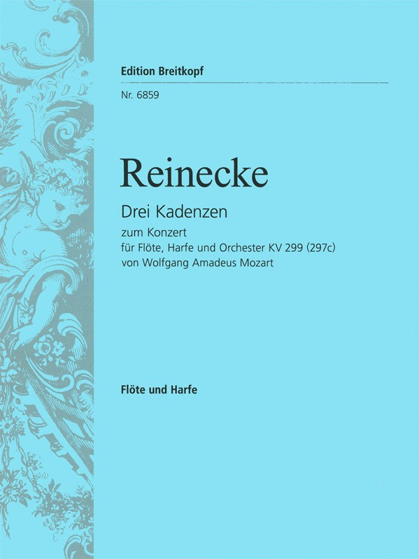 Anderes Coverbild 3 Kadenzen zu Mozart Konzert für Flöte, Harfe und Orchester KV 299 C-Dur