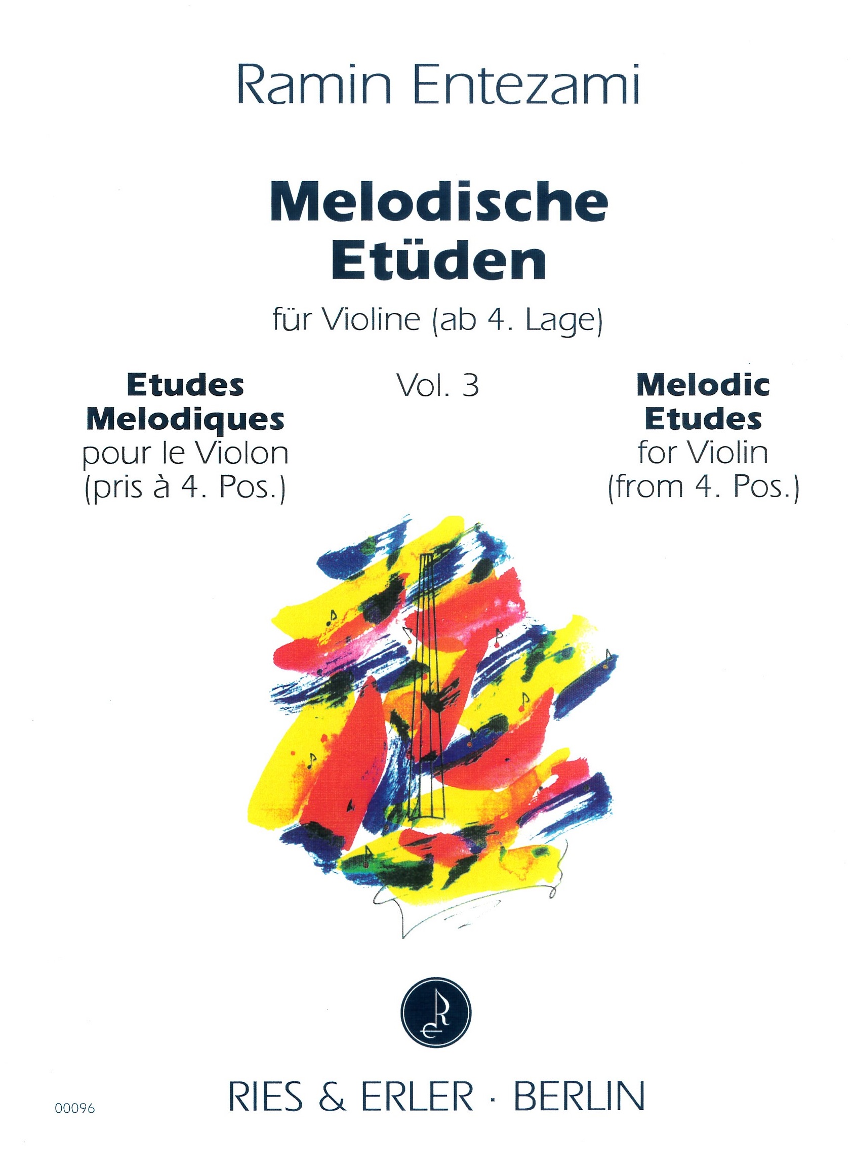Vorderes Coverbild Melodische Etüden Vol. 3