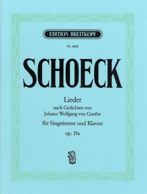 Anderes Coverbild Lieder op. 19a nach Goethe