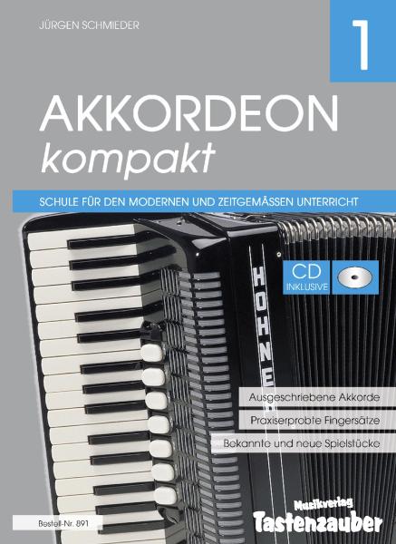 Vorderes Coverbild Akkordeon kompakt Band 1