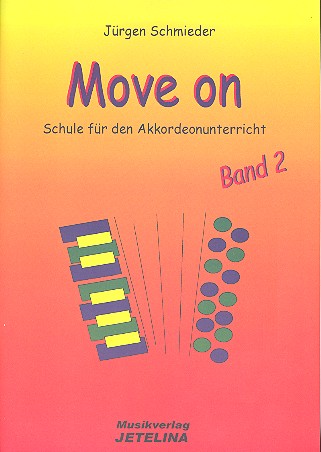 Vorderes Coverbild Move on - Akkordeonschule Band 2