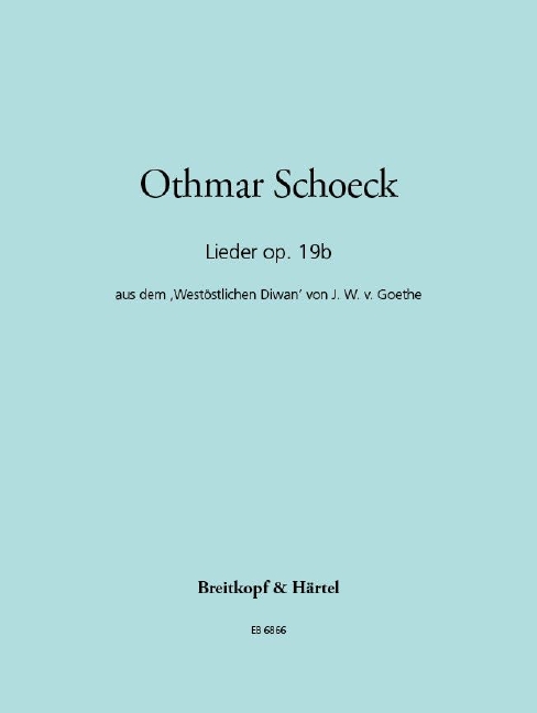 Anderes Coverbild Lieder op. 19b nach Goethe