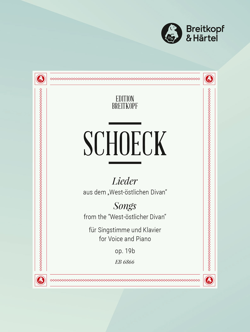 Anderes Coverbild Lieder op. 19b nach Goethe