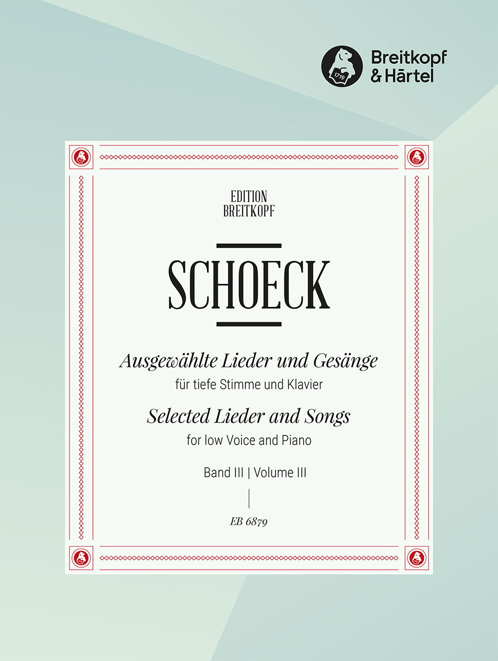 Anderes Coverbild Ausgew. Lieder und Gesänge III