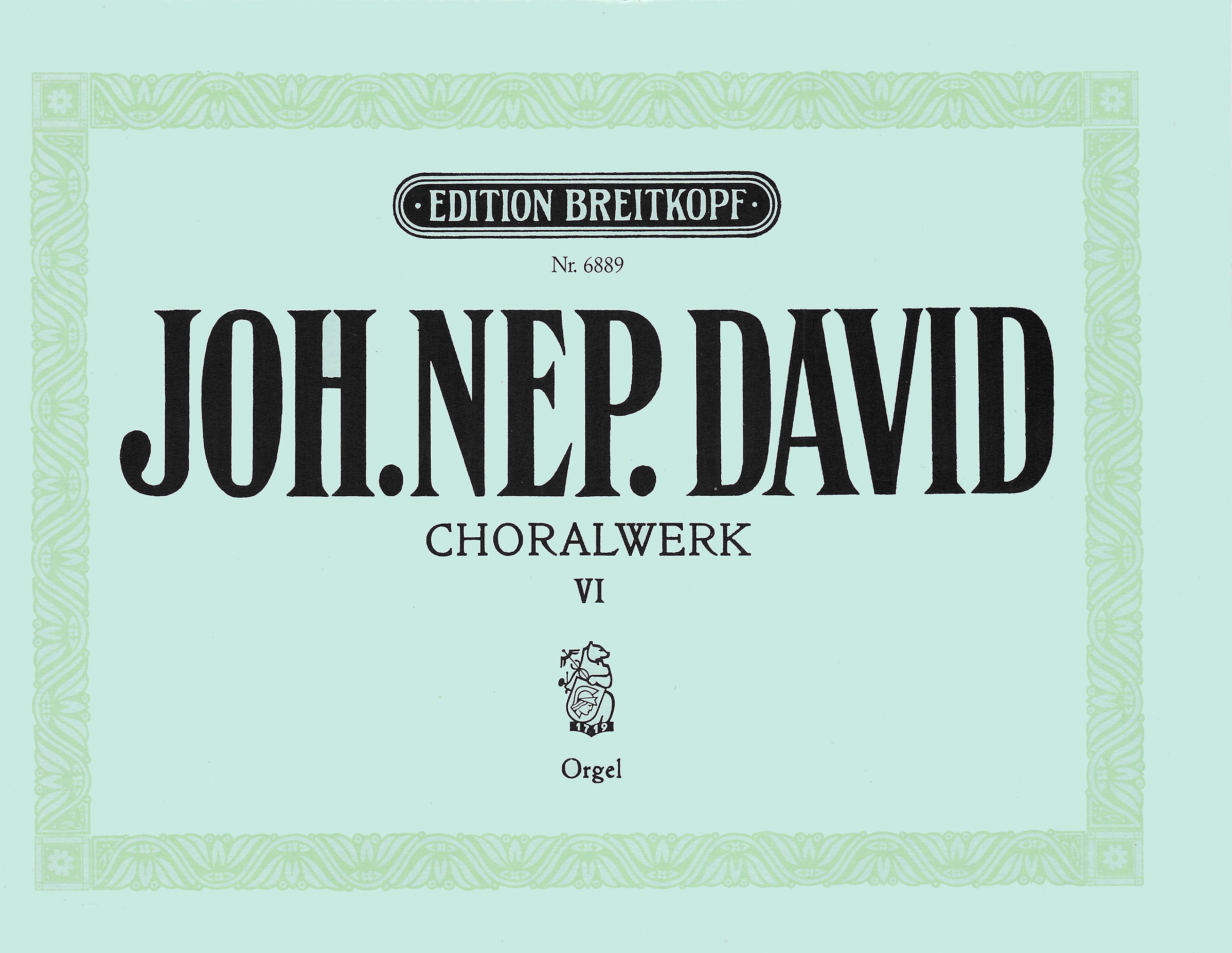 Vorderes Coverbild Choralwerk, Heft 6: Nr. 33 (1937)