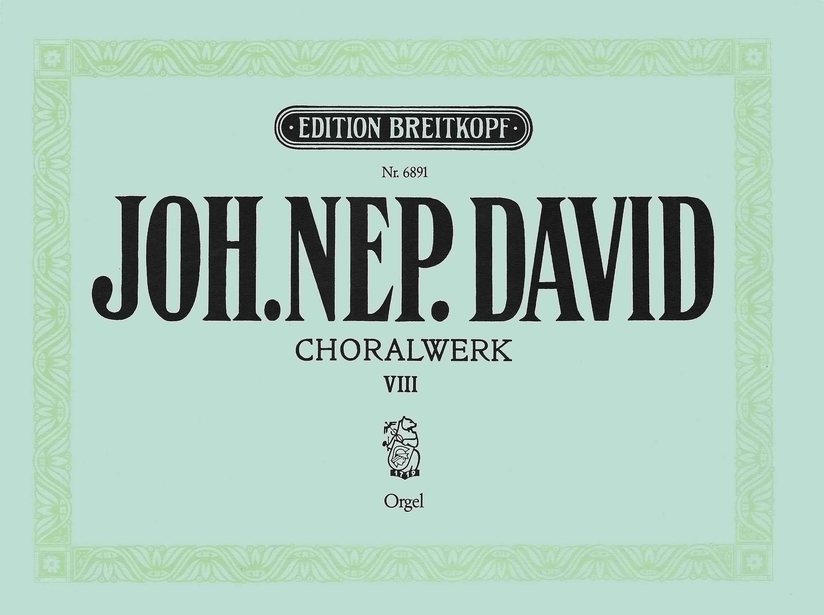 Vorderes Coverbild Choralwerk, Heft 8 Nr. 37 (1941)