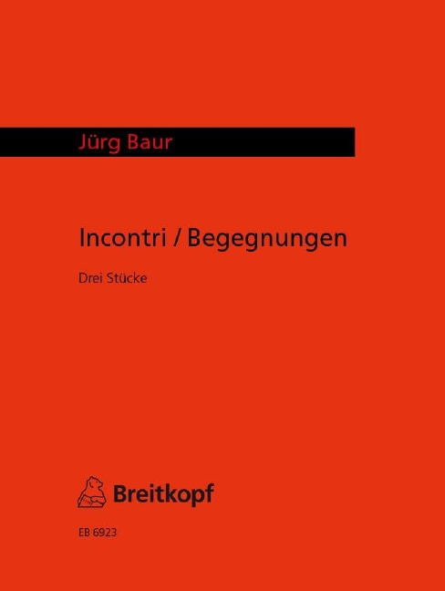 Anderes Coverbild Incontri/Begegnungen