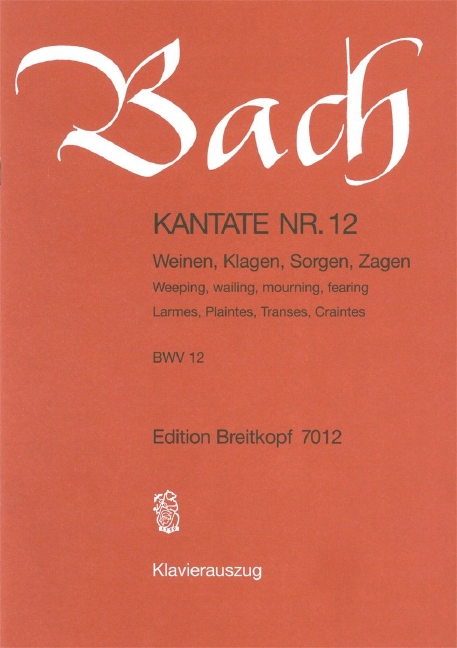 Anderes Coverbild Kantate BWV 12
