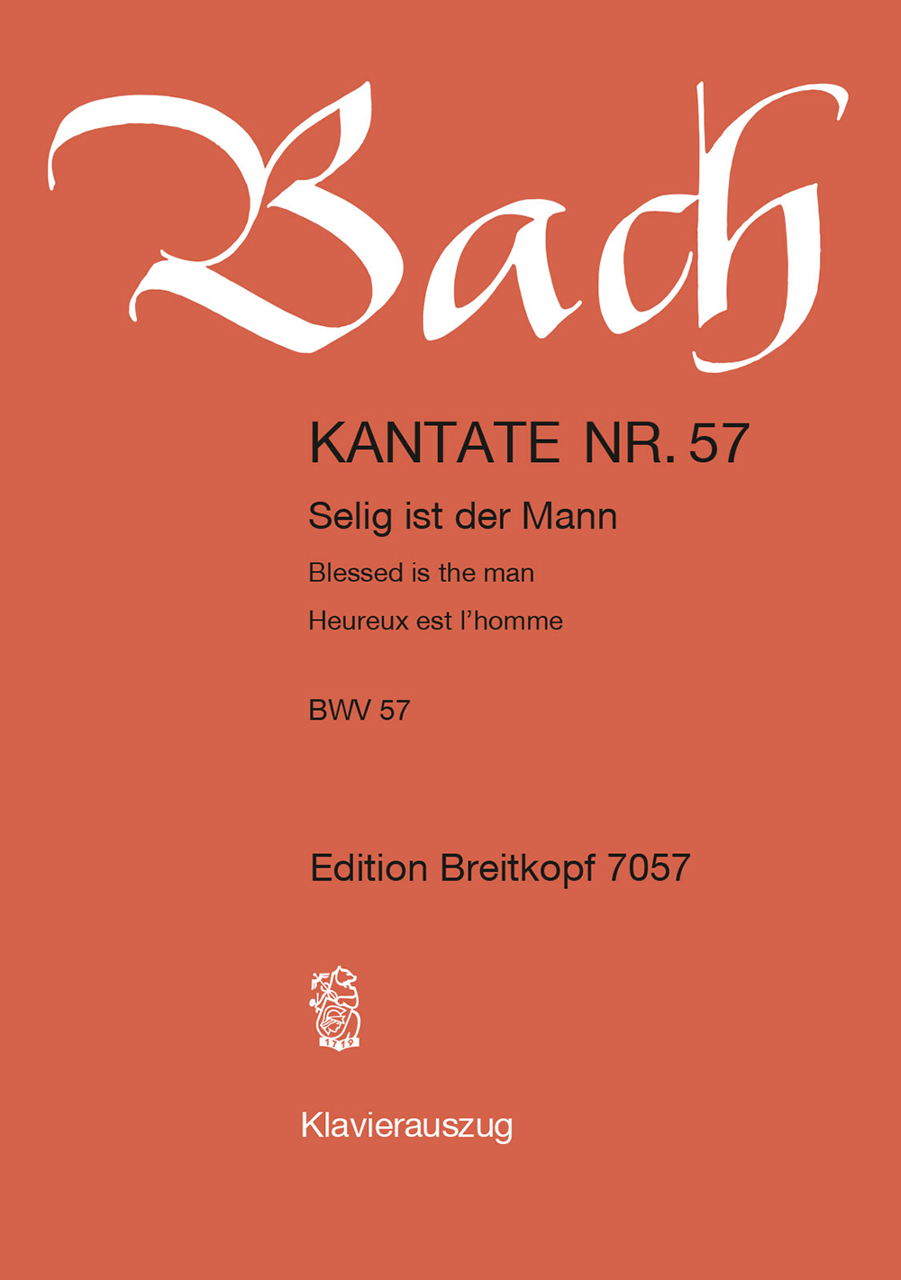 Anderes Coverbild Kantate BWV 57 „Selig ist der Mann“