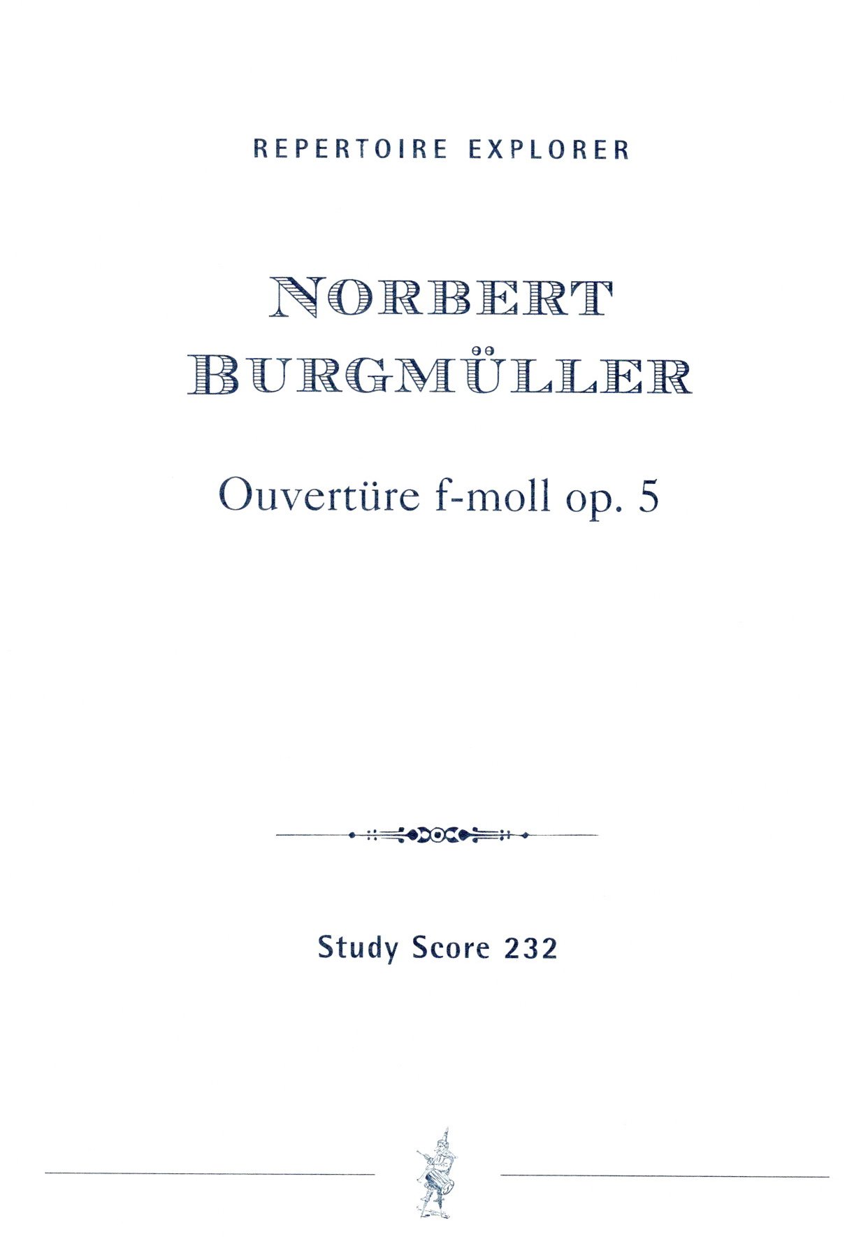 Vorderes Coverbild Ouvertüre f-moll op. 5