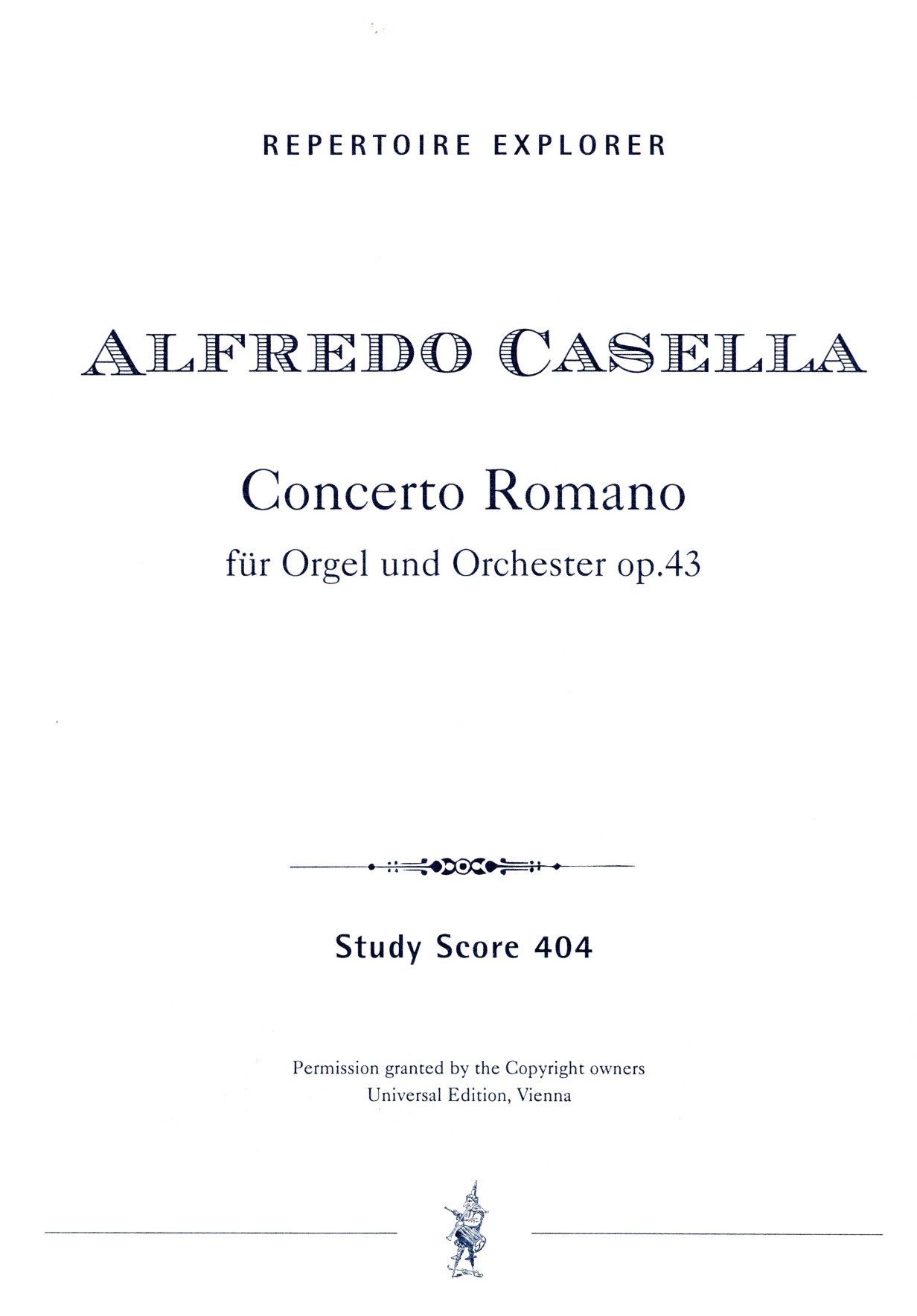 Vorderes Coverbild Concerto Romano Op. 43