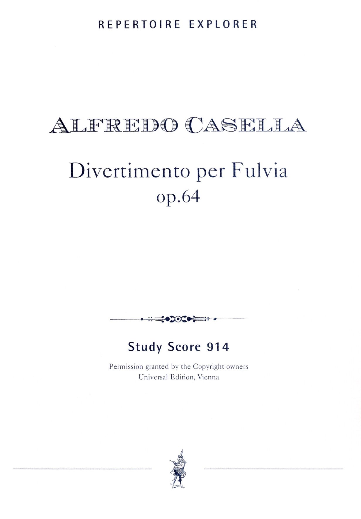 Vorderes Coverbild Divertimento per Fulvia op. 64