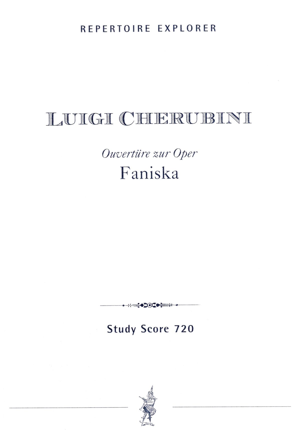 Vorderes Coverbild Faniska Ouvertüre