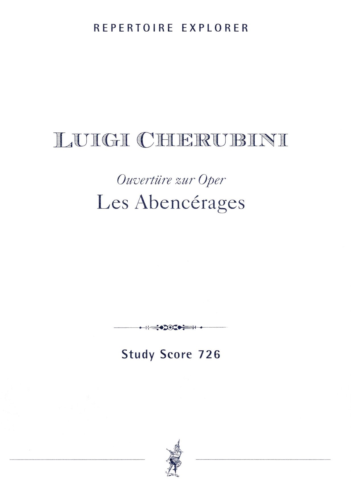 Vorderes Coverbild Les Abencérages Ouvertüre