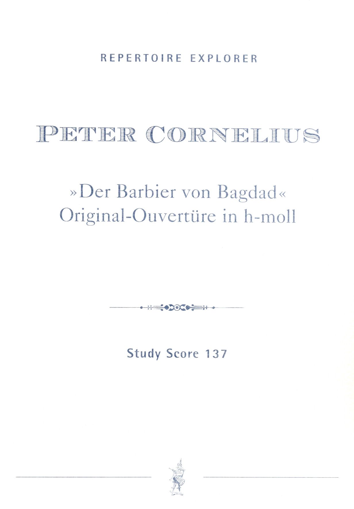Vorderes Coverbild Der Barbier von Bagdad zu Original-Ouvertüre h-moll