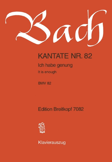 Anderes Coverbild Kantate BWV 82 „Ich habe genung“