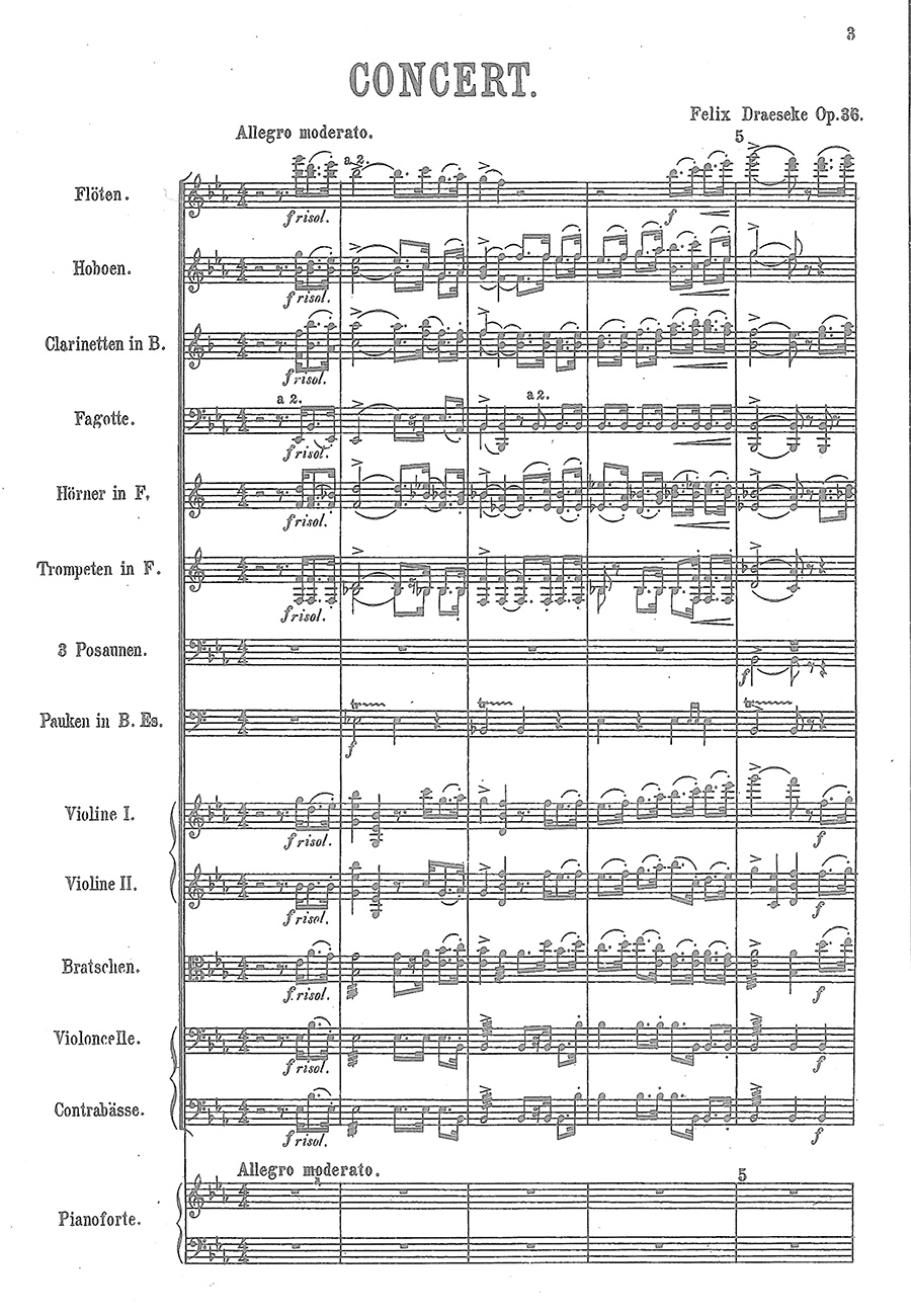 Anderes Coverbild Konzert für Klavier und Orchester Es-Dur op. 36