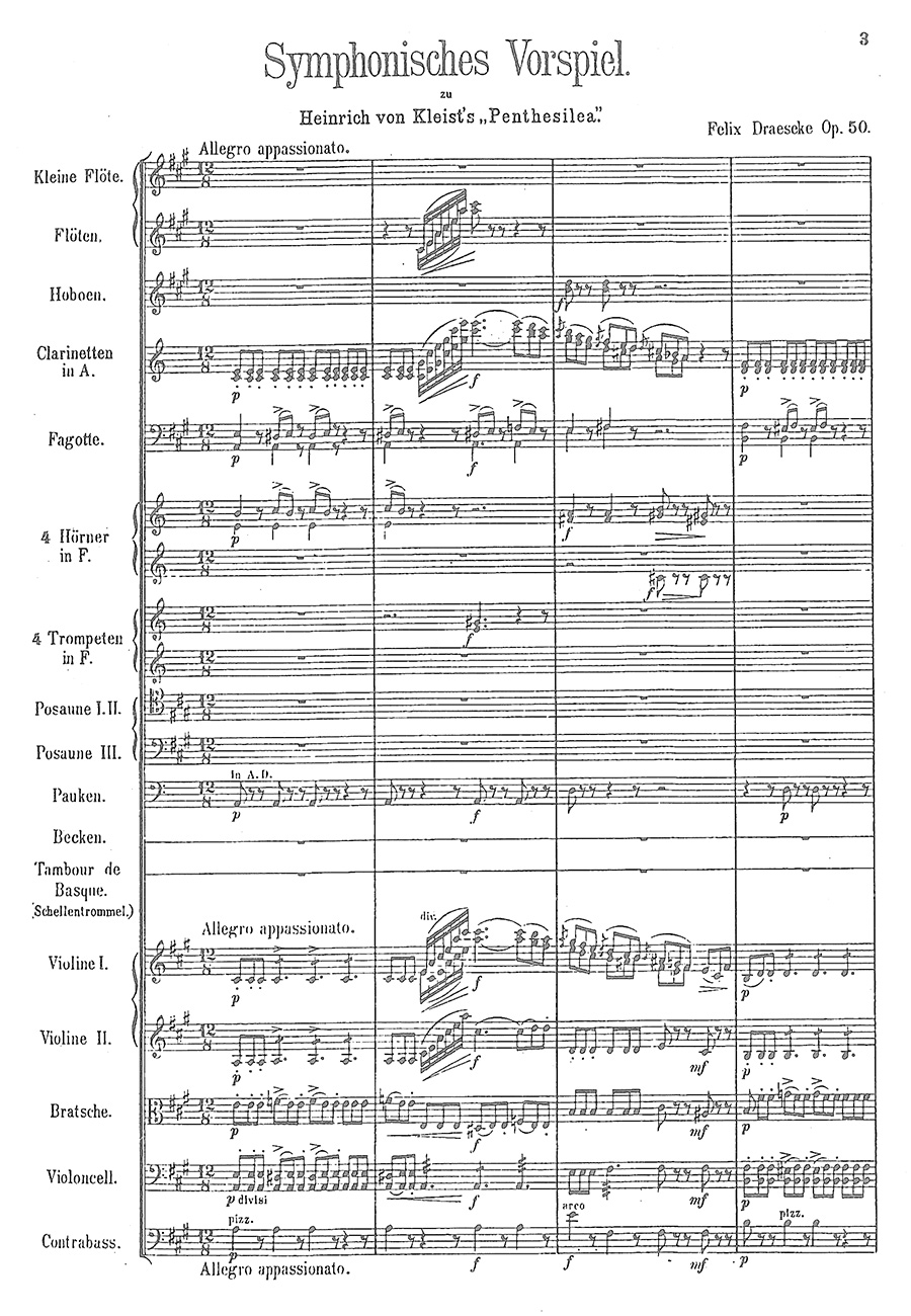 Anderes Coverbild Symphonisches Vorspiel op. 50 zu Heinrich von Kleist’s Penthesilea
