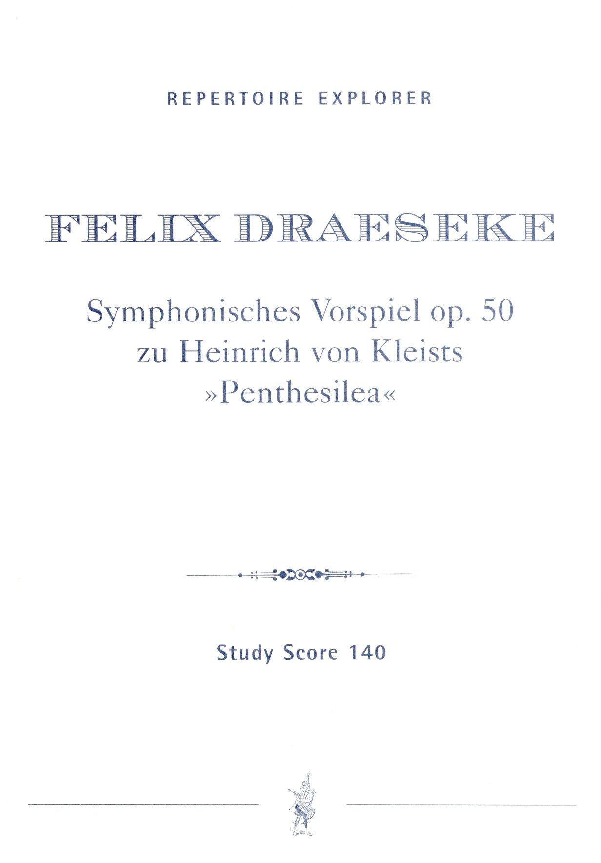 Vorderes Coverbild Symphonisches Vorspiel op. 50 zu Heinrich von Kleist’s Penthesilea