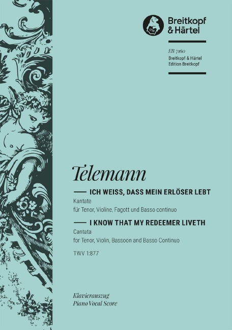 Anderes Coverbild „Ich weiß, dass mein Erlöser lebt“ TWV 1:877
