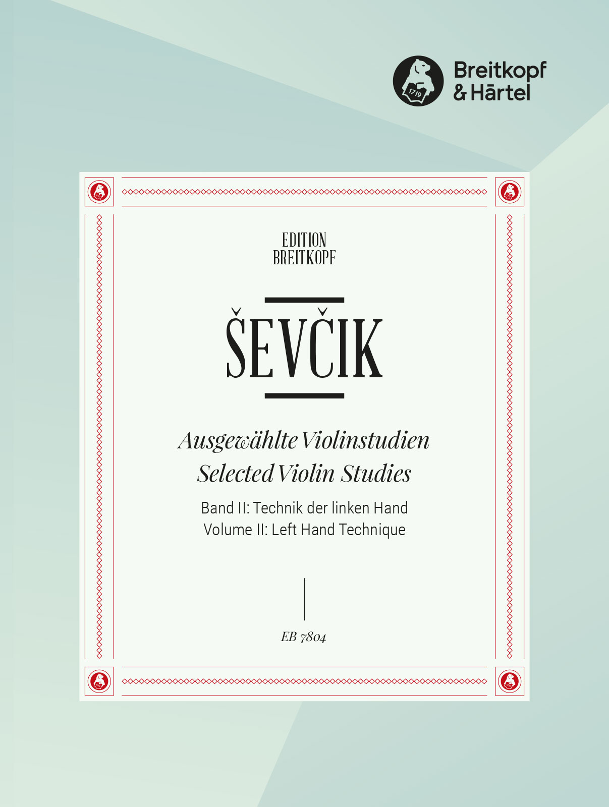 Vorderes Coverbild Ausgewählte Violinstudien Bd. II - Technik der linken Hand