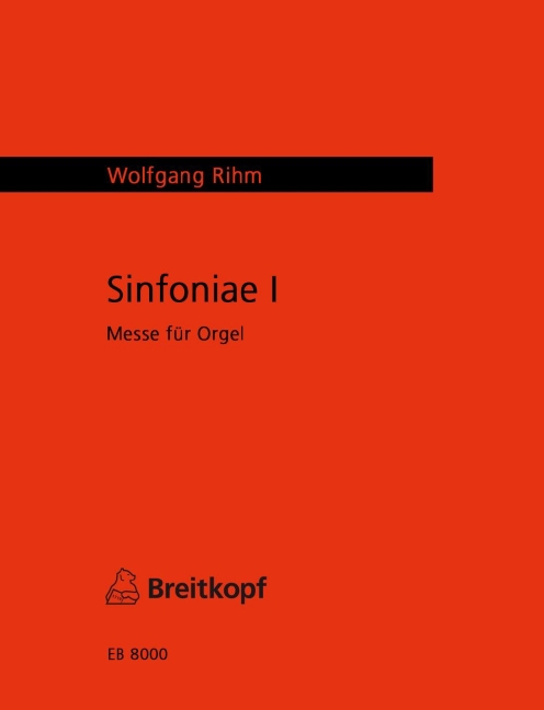Anderes Coverbild Sinfoniae I. Messe für Orgel