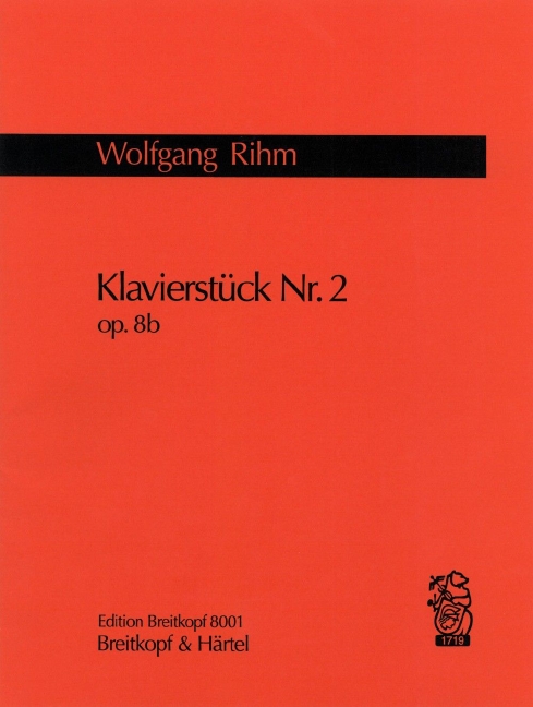 Anderes Coverbild Klavierstück Nr. 2 op. 8b (1971)